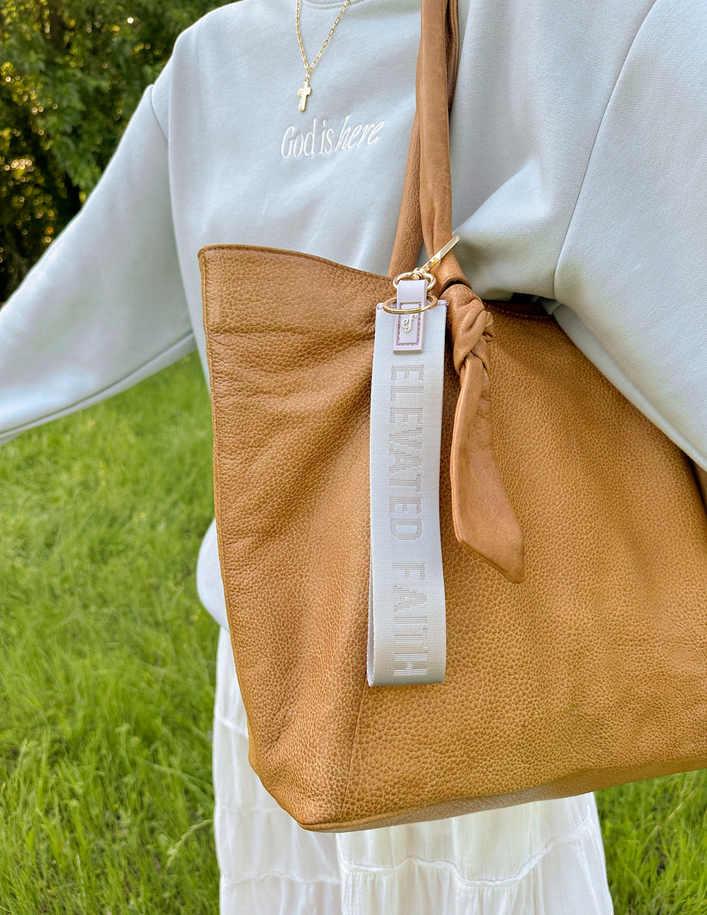 Elevated Faith Oversized Keychain(LAVENDER)