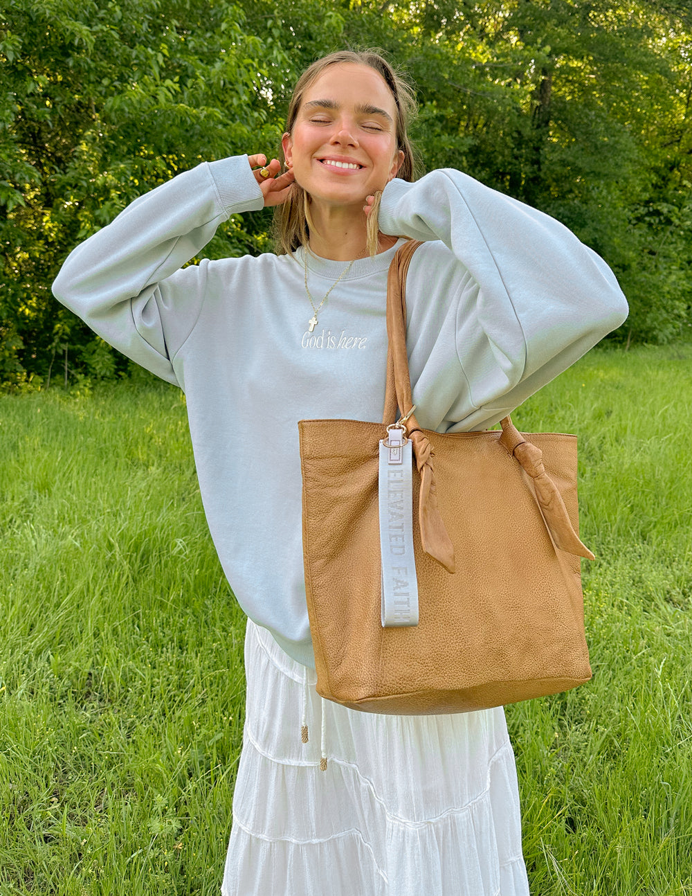 Elevated Faith Oversized Keychain(LAVENDER)