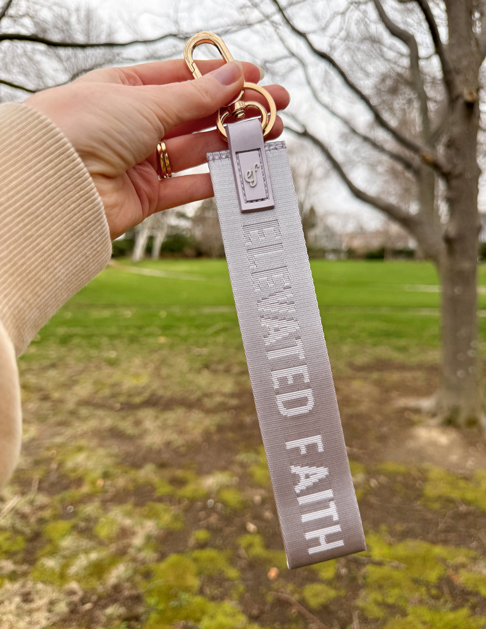 Elevated Faith Oversized Keychain(LAVENDER)